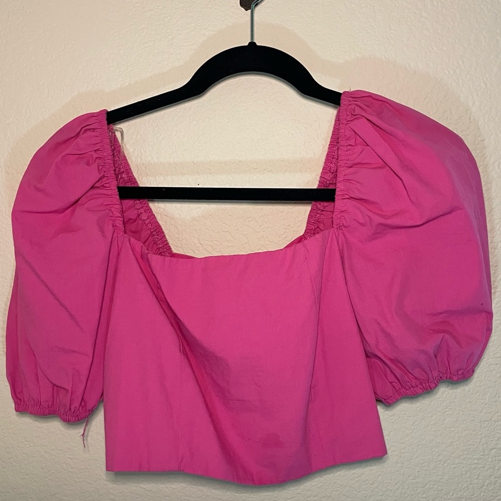 Hot Pink Crop Top